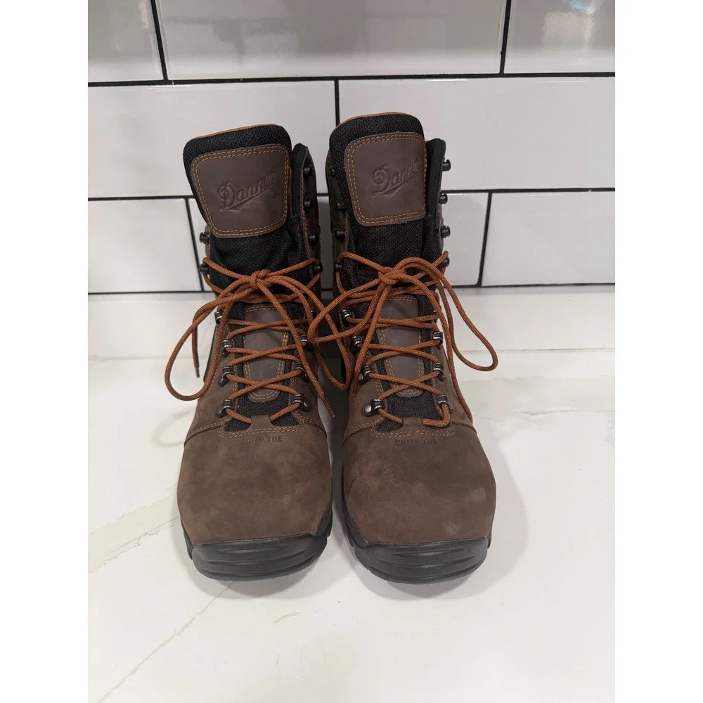 Danner Vicious 8 Brown NMT Mens Work Boots Leather Waterproof 13868 Size 13 D